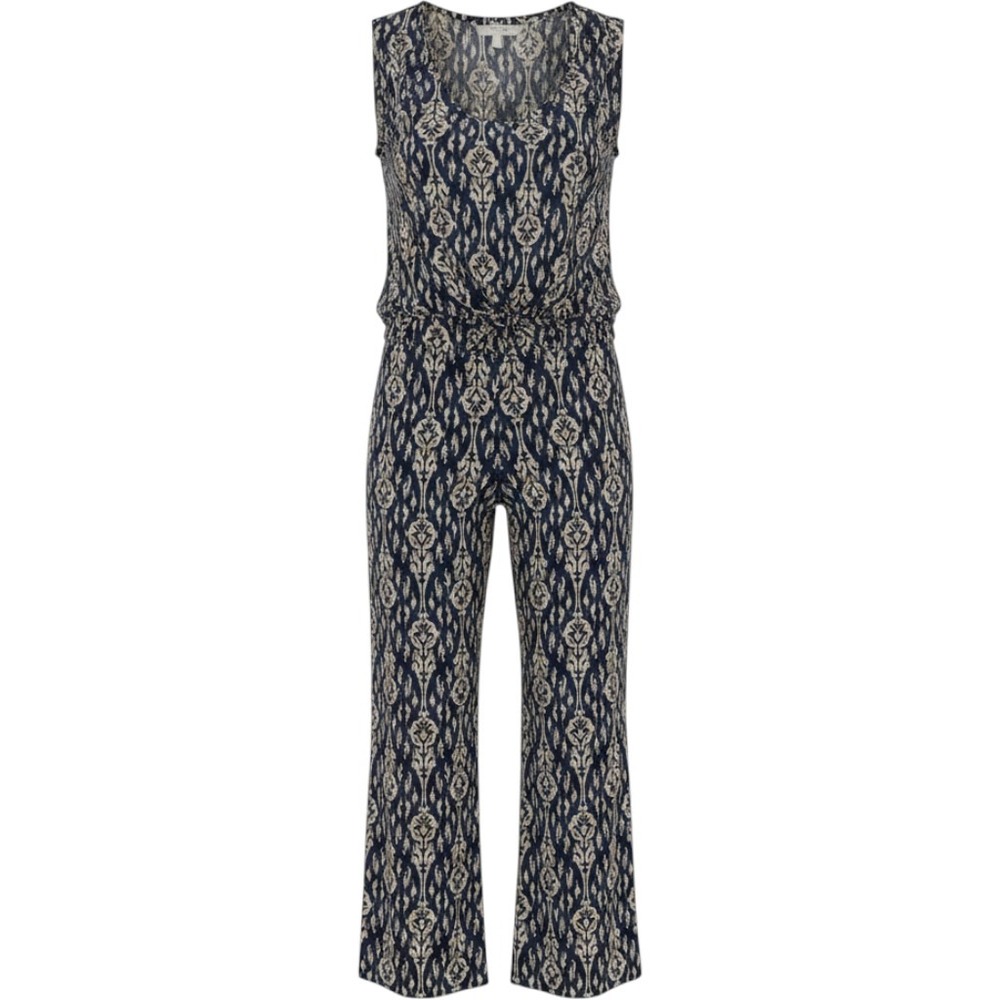 Zara Womens Ava Cotton Pant Top Set Size Small Botton XL Top Black Tan Print